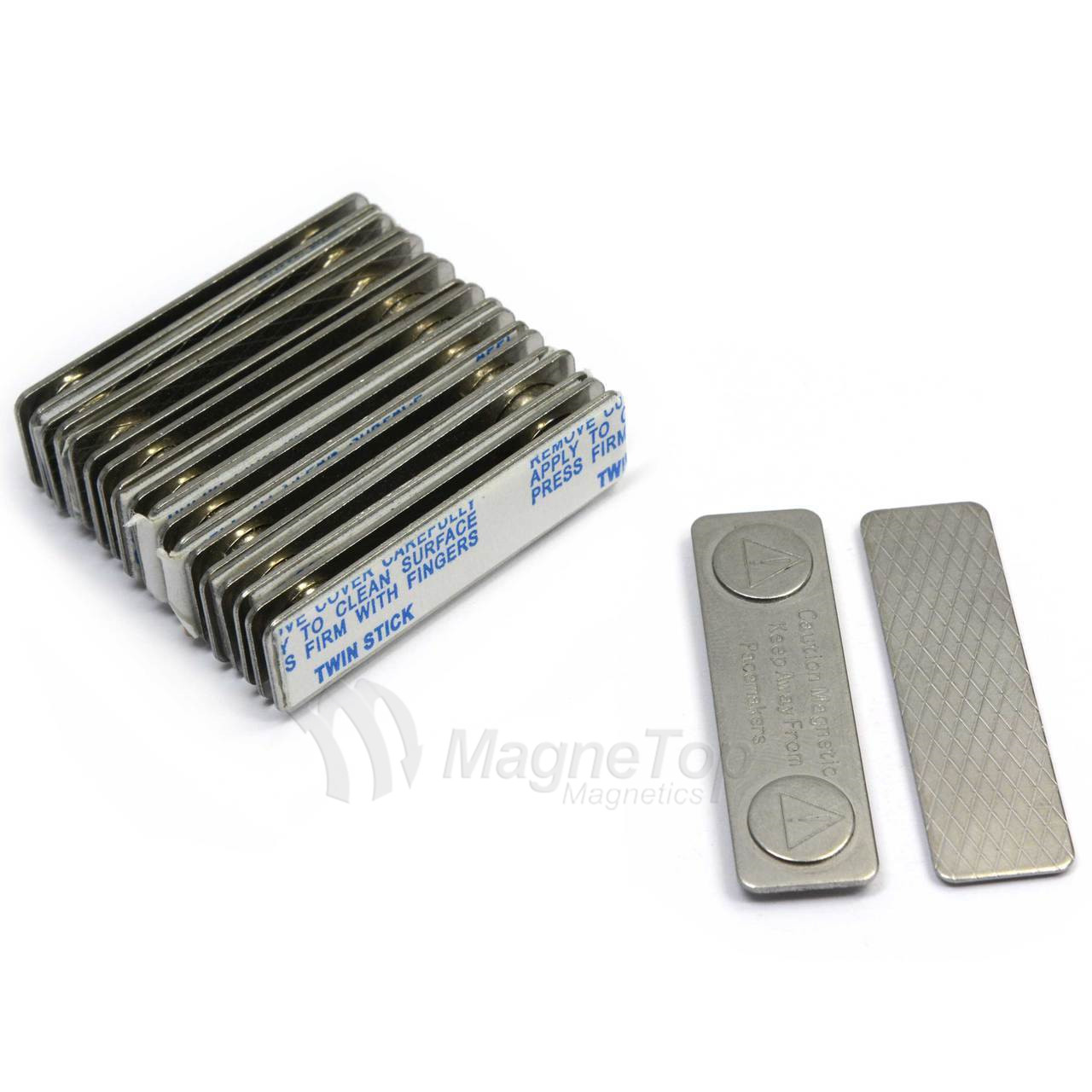 Name Tag Badge Magnet  Set of 100 /w Adhesive 2MG1