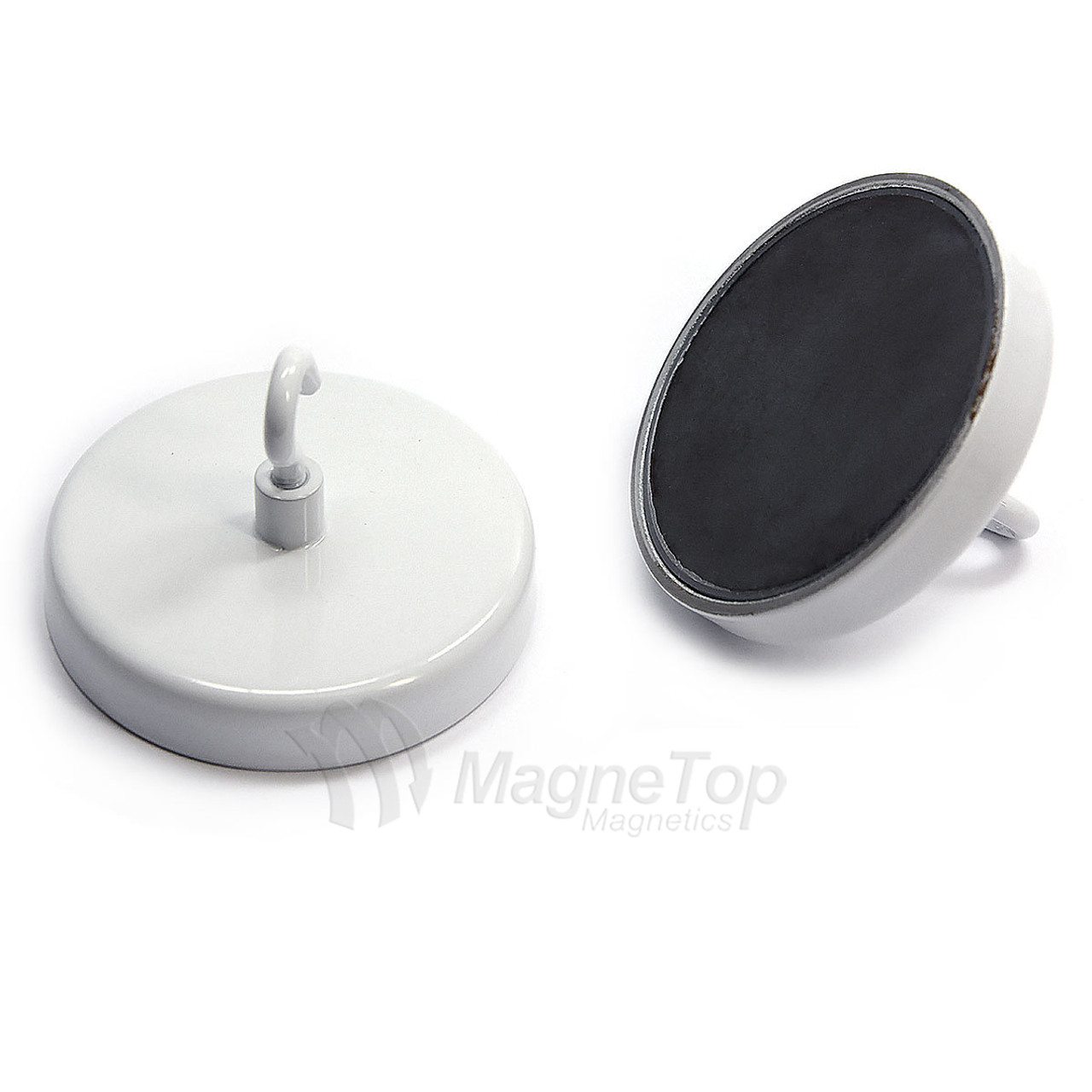Magnetic Hook 28kg Holding Force Ferrite White or Black Color