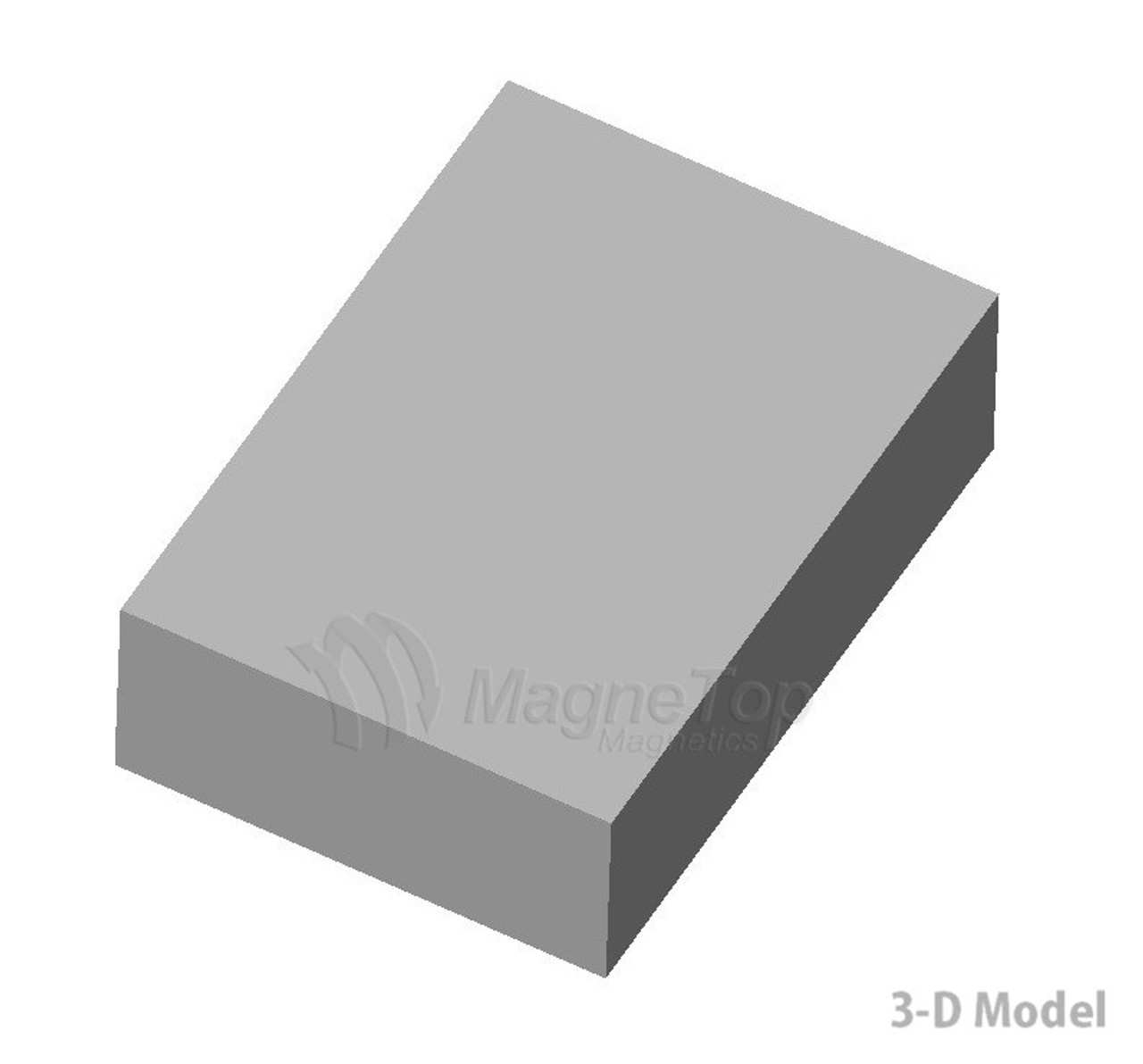 Neodymium Block  -  50mm x 35mm x 15mm - N50 Zinc Coated