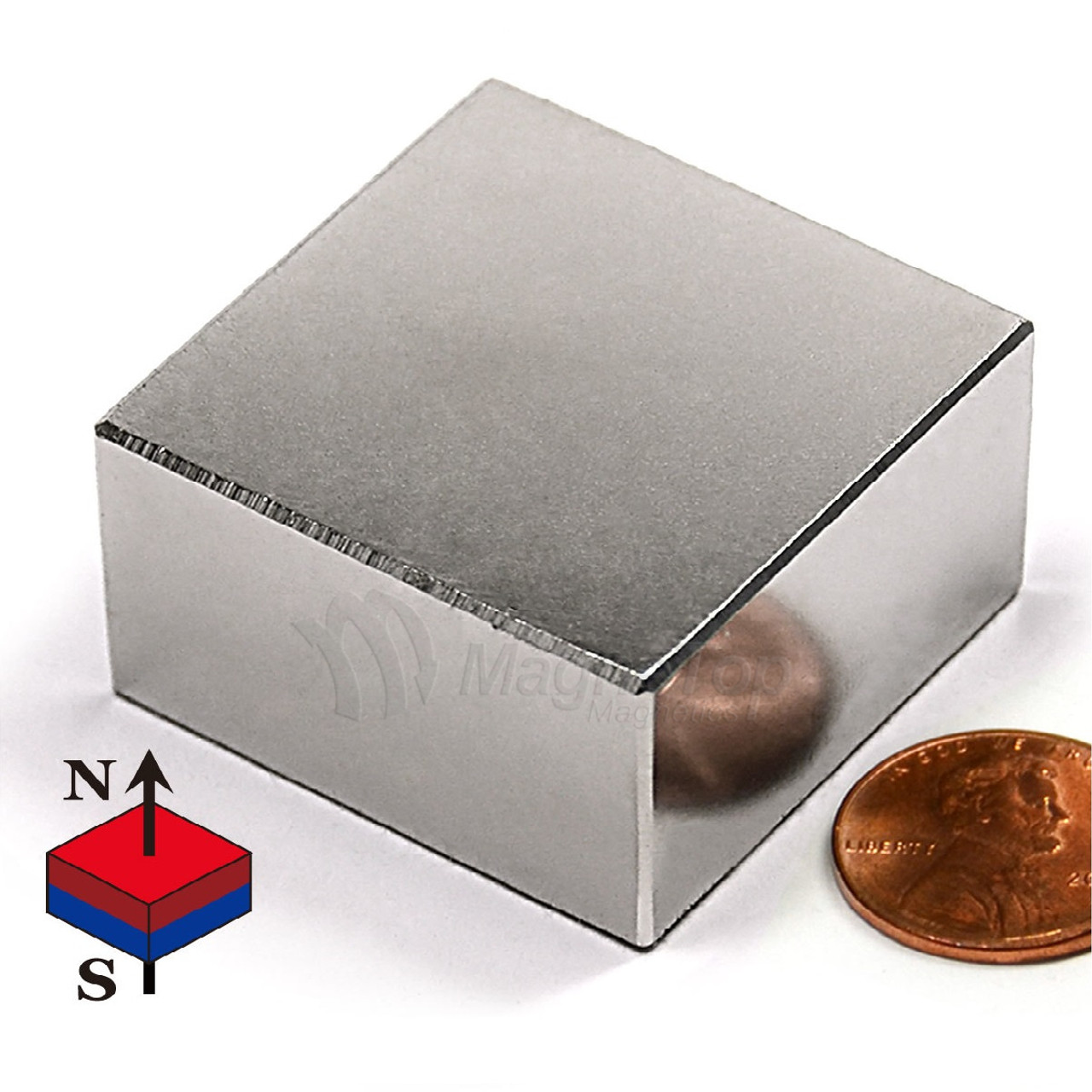 Neodymium Block - 40mm x 40mm x 20mm