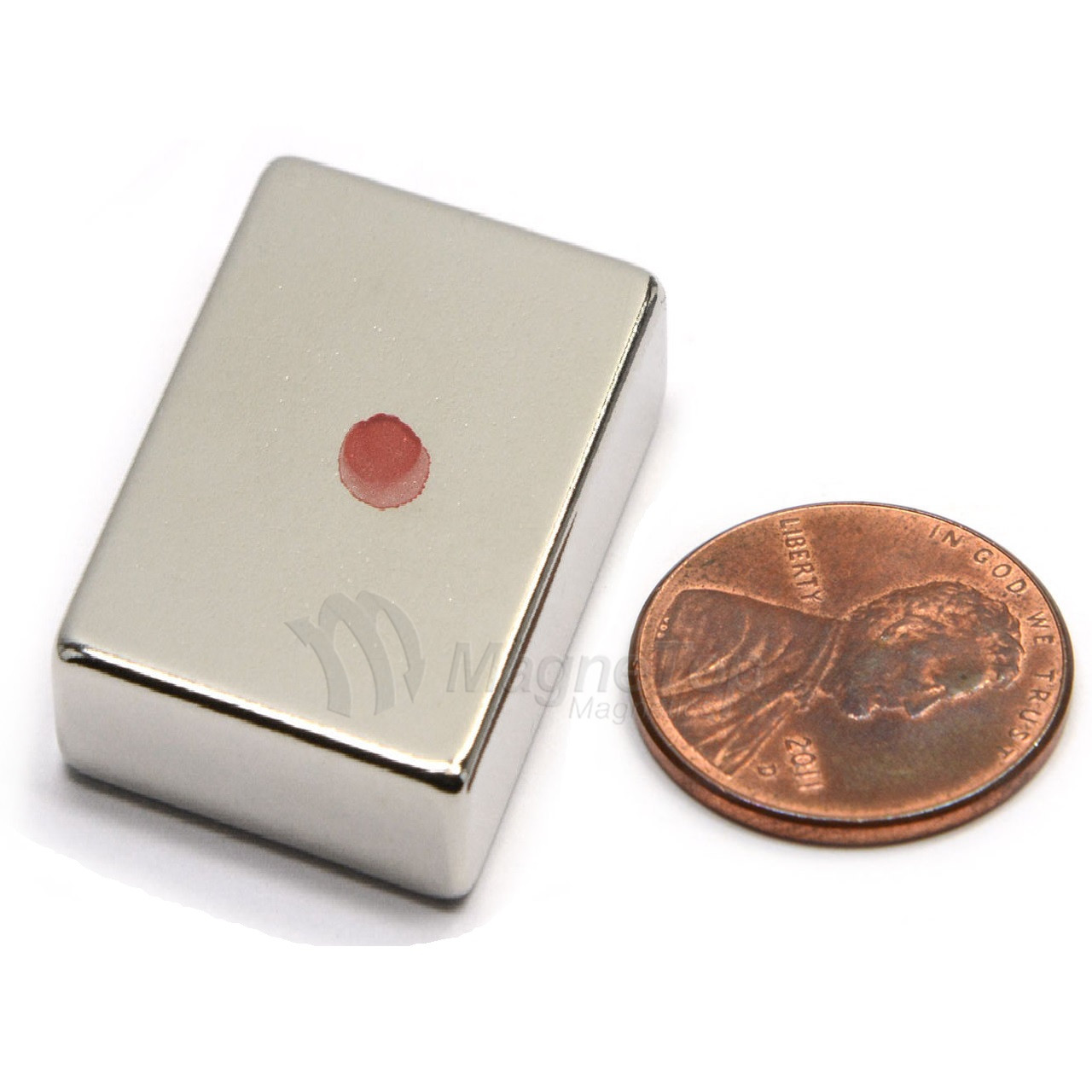 Neodymium Block  -  25mm x 20mm x 10mm - N52