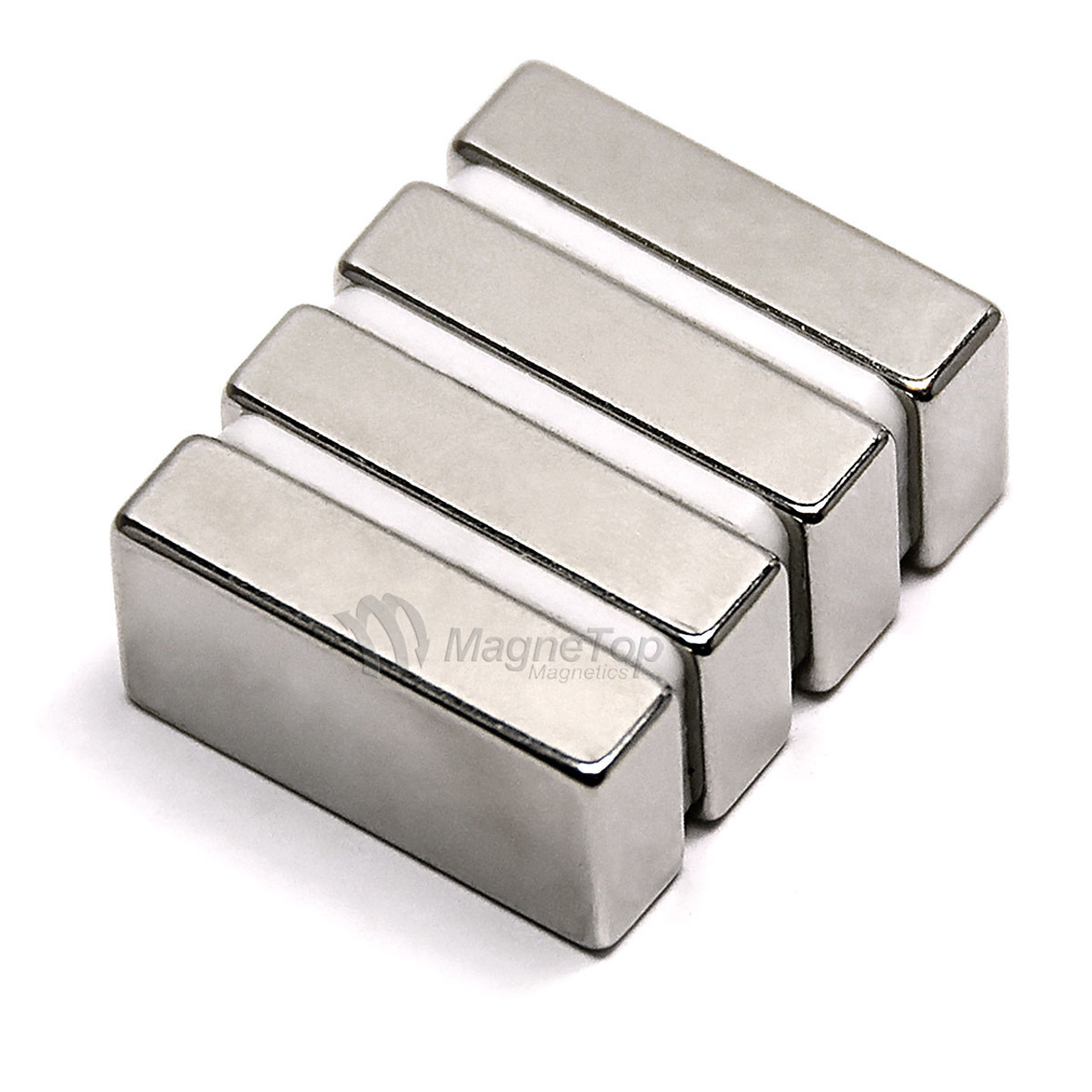 Neodymium Block  -  25.4mm x 12.7mm x 6.4mm - N42