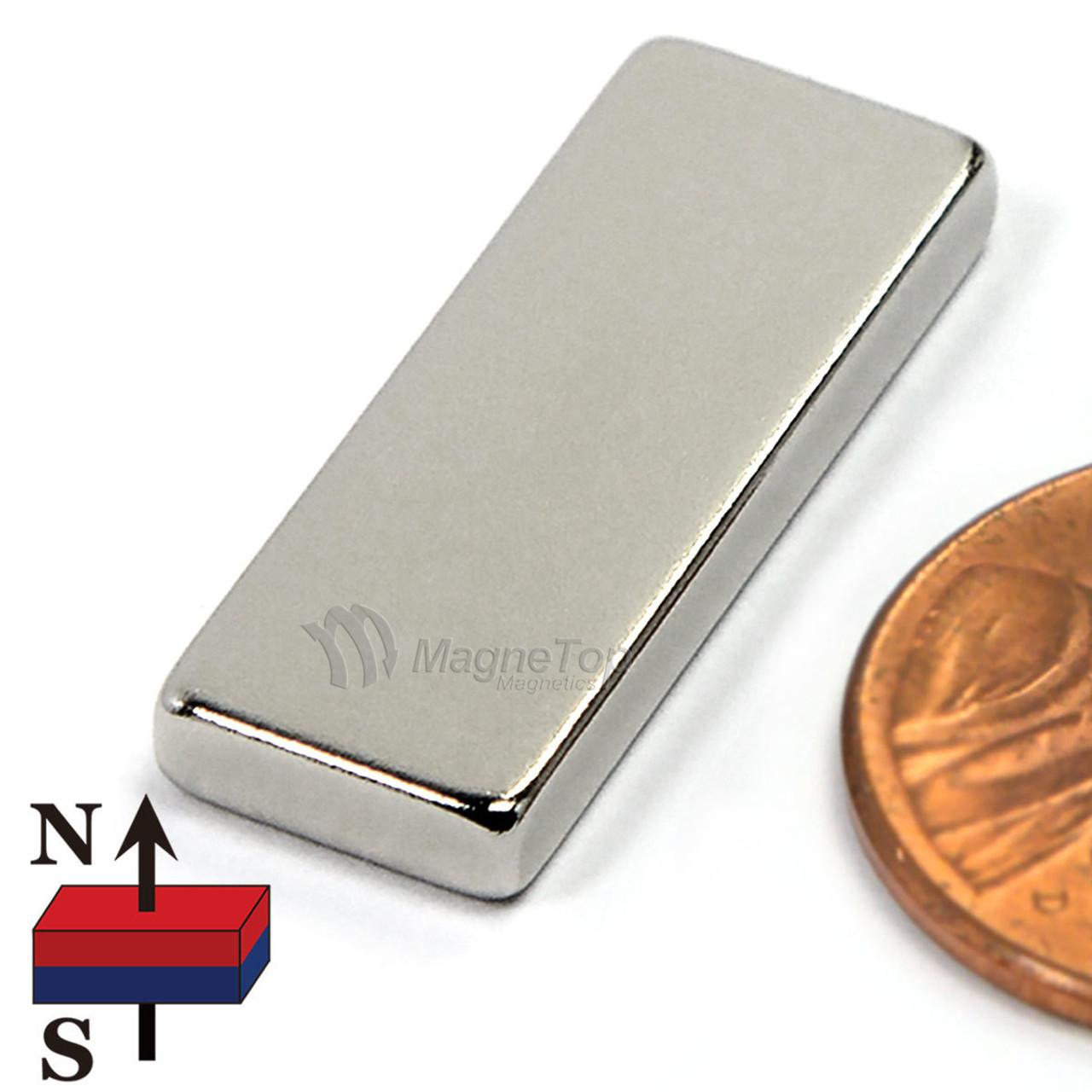 Neodymium Block - 25mm x 10mm x 3mm