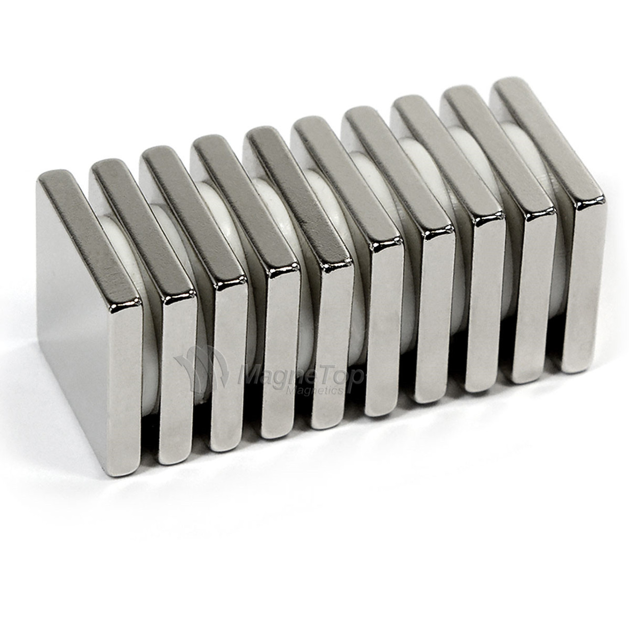 Neodymium Block  -  20mm x 20mm x 3mm - N42