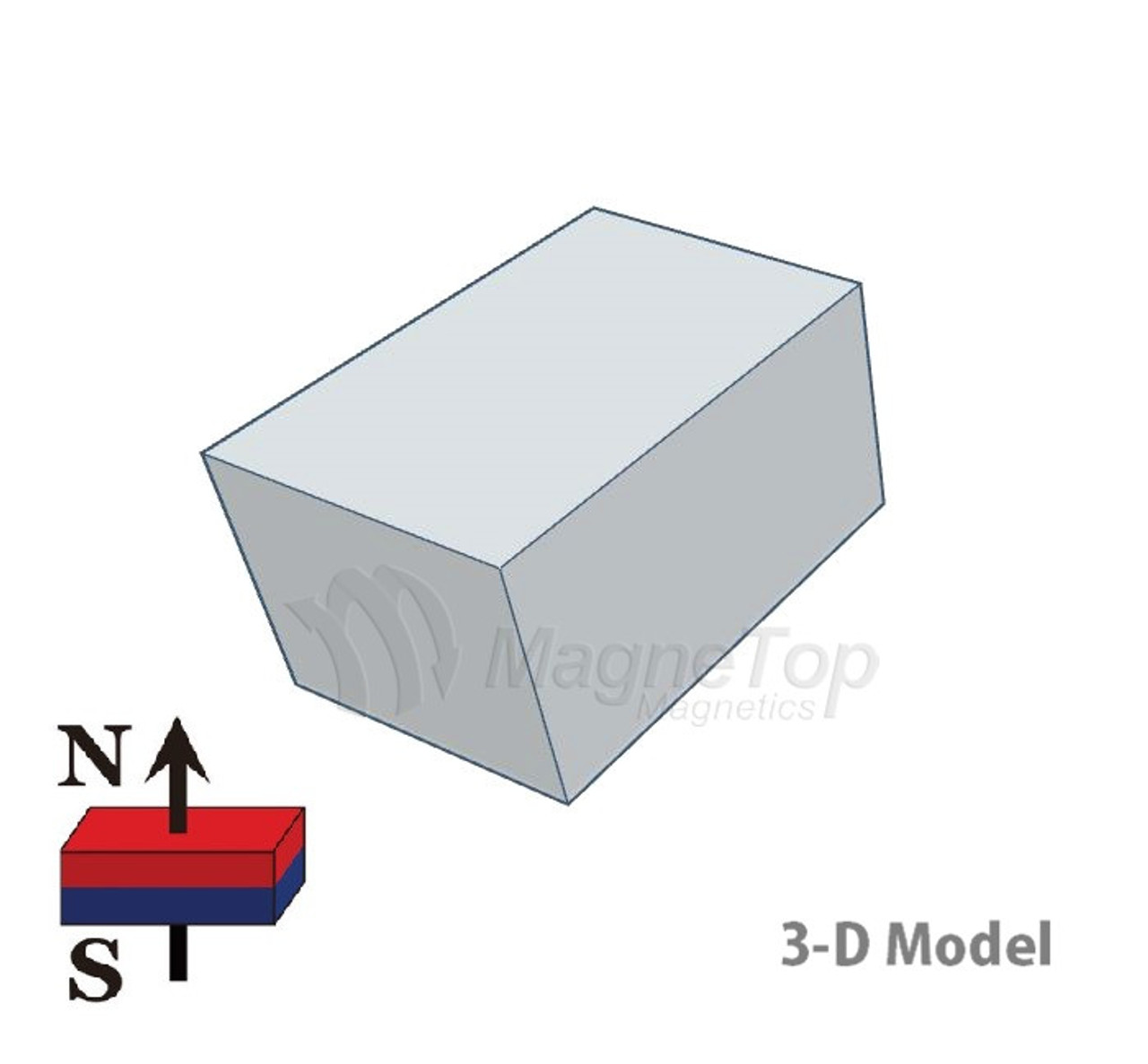 Neodymium Block - 15mm x 10mm x 8mm