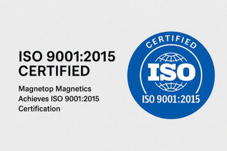 Magnetop Magnetics Achieves ISO 9001:2015 Certification
