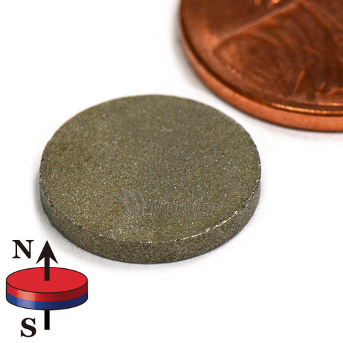 SmCo Disc-12.7mm x 1.58mm - Samarium Cobalt Sm2Co17-26-320 Celsius