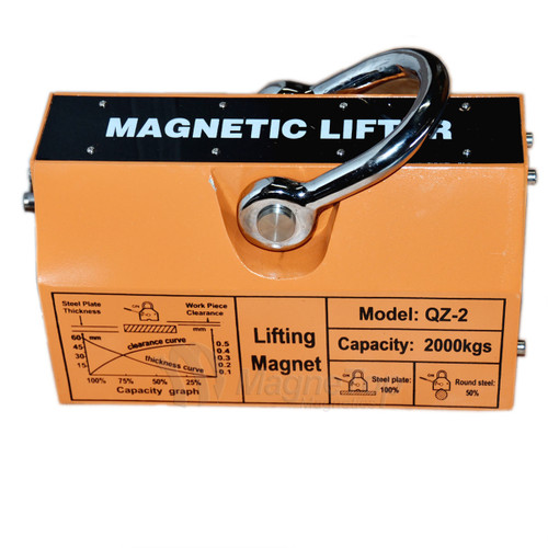 Industrial Magnetic Lifter 2000kg Lifting Capacity Neodymium Magnets