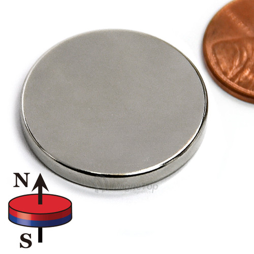 Neodymium Disk - 25.4mm x 3.2mm