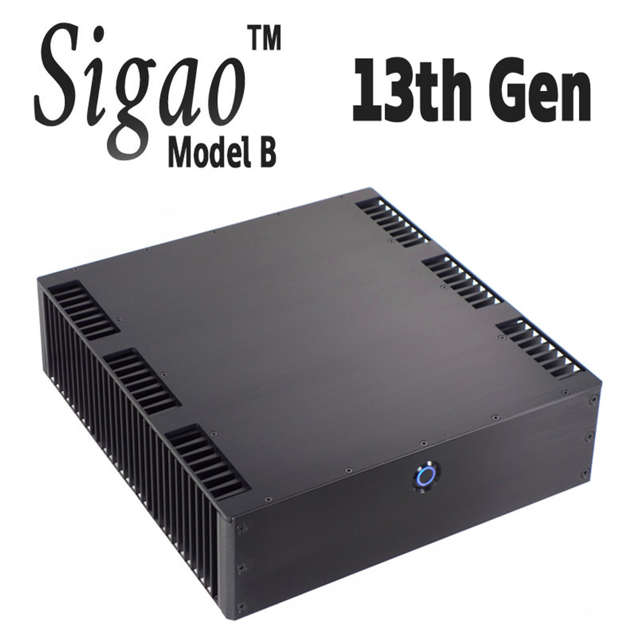 Sigao Model B, fanless 13th Gen i9 13900T PC with NVIDIA fanless