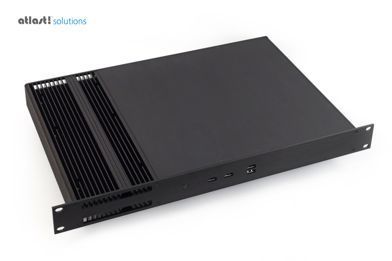 Fanless 1U Rackmount i7 14th Gen PC, Industrial Kontron K3831-H Motherboard