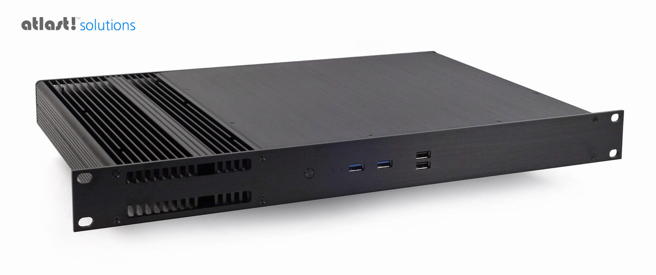 Fanless 1U Rackmount i7 14th Gen PC, Industrial Kontron K3831-H Motherboard