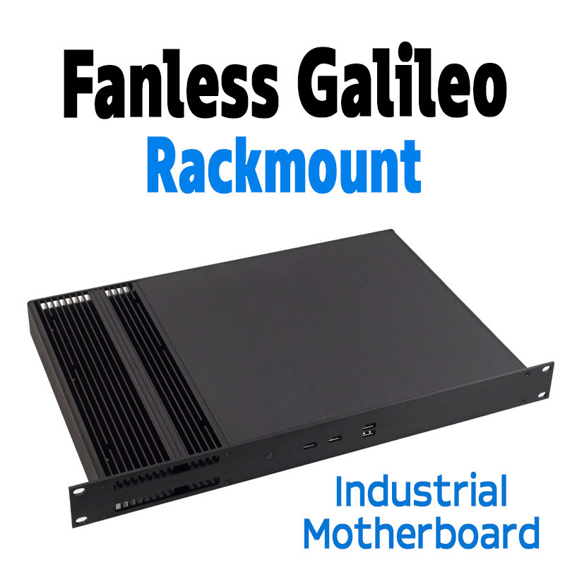Fanless 1U Rackmount i7 14th Gen PC, Industrial Kontron K3831-H Motherboard
