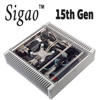 Sigao Fanless PC, 15th Gen 24-Core Ultra 9 285T, DDR5, Dual LAN, PCIe 5.0 SSD, up to 128GB [B860i]