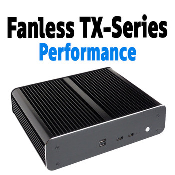 Fanless 15th Gen Core Ultra 7 Mini PC, Silent Passive Cooling, Aluminium case without air vents [TX-Series-H810T-265T]