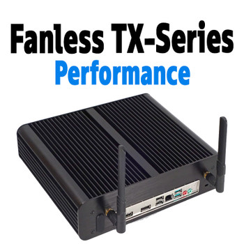 Fanless 14th Gen Core i7 Mini PC, Silent Passive Cooling, Aluminium case without air vents [TX-Series-H610T-i7-14700T-DDR5]