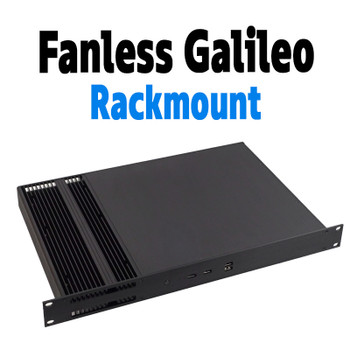Fanless Galileo 14th Gen Core i5 Mini PC, 1U Rackmount, Up to 64GB, Up to 3x SSD  [TU3-Plus-H610T-i5-DDR5]