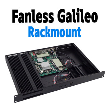 Fanless Galileo 15th Gen Core Ultra 5 1U Rackmount PC, Up to 128GB and 8TB PCIe 5.0 SSD, 3x SSD  [TU3-Plus-H810T-235T]