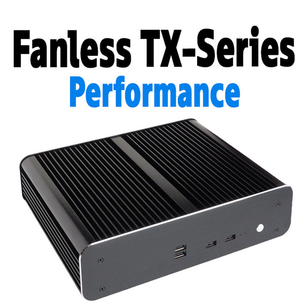 Fanless 14th Gen Core i7 Mini PC, Silent Passive Cooling, Aluminium case without air vents [TX-Series-H610T-i7-14700T-DDR5]