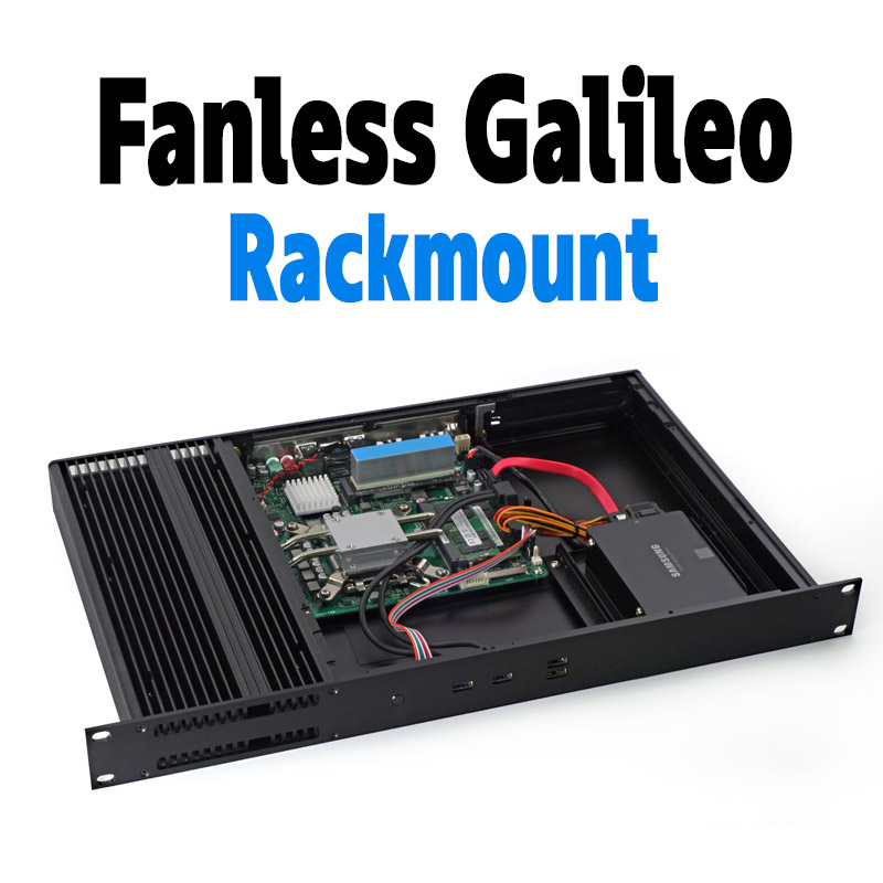 Fanless 1U Rackmount i7 14th Generation PC, Solid Aluminium Case