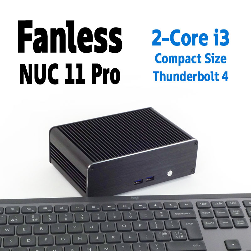 Intel NUC 11 Pro Mini Desktop PC i5-1135G7 4-Core, 8GB RAM, 128GB