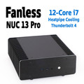 Fanless Intel NUC 13 Pro, Core i7 12-Core PC, Fast SSD, up to 64GB DDR4, up to 4 Displays [Maxwell-i7-1360P&91;