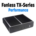 Fanless 14th Gen Core i7 Mini PC, Silent Passive Cooling, Aluminium case without air vents [TX-Series-H610T-i7-14700T&91;