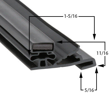 McCall Gasket 24 1/2 x 60 5/8 - 4826 Profile 852 38-852-0005