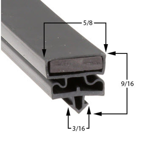 Styleline-Gasket-5595BCR5-35-3/4-80-3-sided