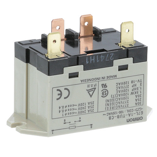 Air & Water Contactor Relay, 110/120Vac, 30A;Hoshizaki Km-650Mah ;True Models