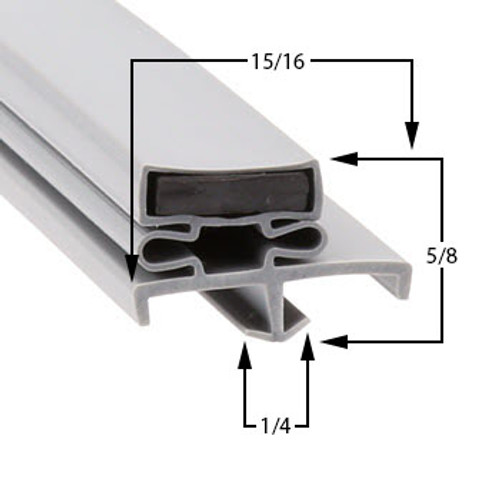 26 1/2 x 44 3/4 Starret Gasket