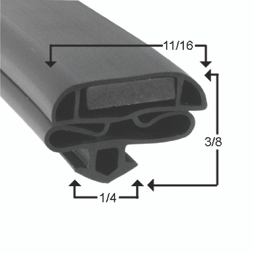 Anthony Aftermarket Gasket 25 3/4 x 59 3/4 - 4 sided
