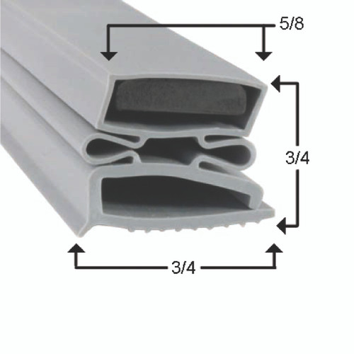 Dunhill Gasket 10 7/8 x 20 5/8 - 4 sided