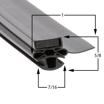 25 1/4 x 53 1/4 Maxx Cold Gasket