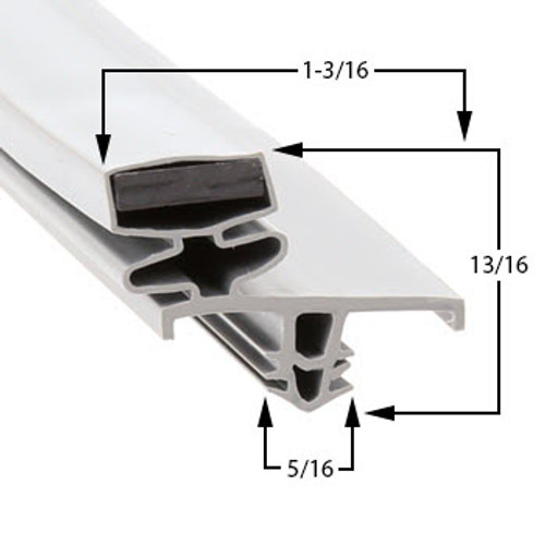 Delfield-Gasket-25-1/8-x-59-3/8-17-392-1702744-MRPT1GS-MRPT1S-MFR1S-MRRI2S-MFR1SH-MD1R2S-MRR1S-SFR3S-SRR1S-SSF2S-MFRI1S-MRRI1S-SRR2S-MRR2S-MFR2S-1