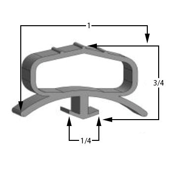 Hobart Gasket 23 5/8 x 59 - 263212 Profile 289 25-289-0006-4
