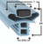 Delfield Gasket 21 7/8 x 24 Delfield 13-891-0059-4Blue