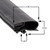 33 1/2 x 76 3/4 Commercial Display Systems Gasket