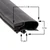 26 3/8 x 76 1/4 Commercial Display Systems Gasket