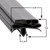 Gasket - 17 3/4 x 26 1/4 - Compatible with True Mfg 934756 Profile 582 57-582-0119-4