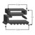 La Rosa Gasket 23 9/16 x 24 1/2 - 29-7-8×61-1-8 Profile 424 34-424-0003-4