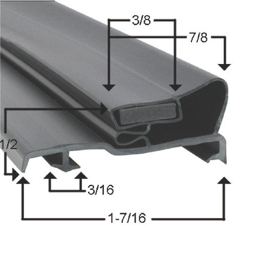 Ardco Aftermarket Gasket 24 1/2 x 60 1/2 - 4 sided