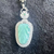 Ice-clear jade leaves diamond inlaid pendant 1 piece