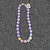16mm purple pearl necklace 1 piece