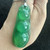 Ice Green Rich Bean Jade Pendant 1 piece