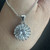 Belgian artificially cultivated diamond 1 ladder drill round pendant necklace 1 piece