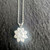 Belgian artificially cultivated diamond 3 ladder sunflower diamond pendant necklace 1 piece