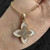 White four-leaf flower pendant 1 piece