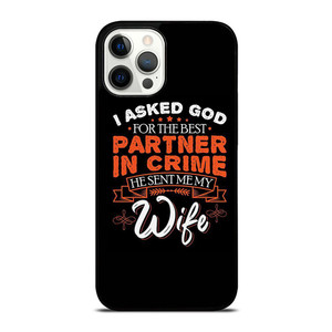 PARTNER IN CRIME WIFE iPhone Case Cover PARTNER IN CRIME WIFE iPhone Case Cover