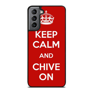 KEEP CALM AND CHIVE ON 4 Samsung Galaxy Case Cover KEEP CALM AND CHIVE ON 4 Samsung Galaxy Case Cover